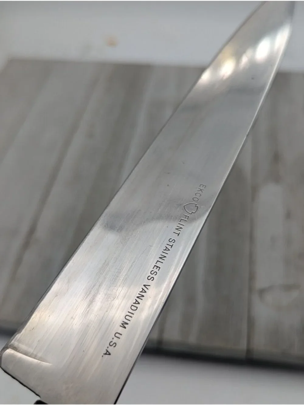 Ekco Flint Stainless Vanadium Kitchen Chef Knife 8